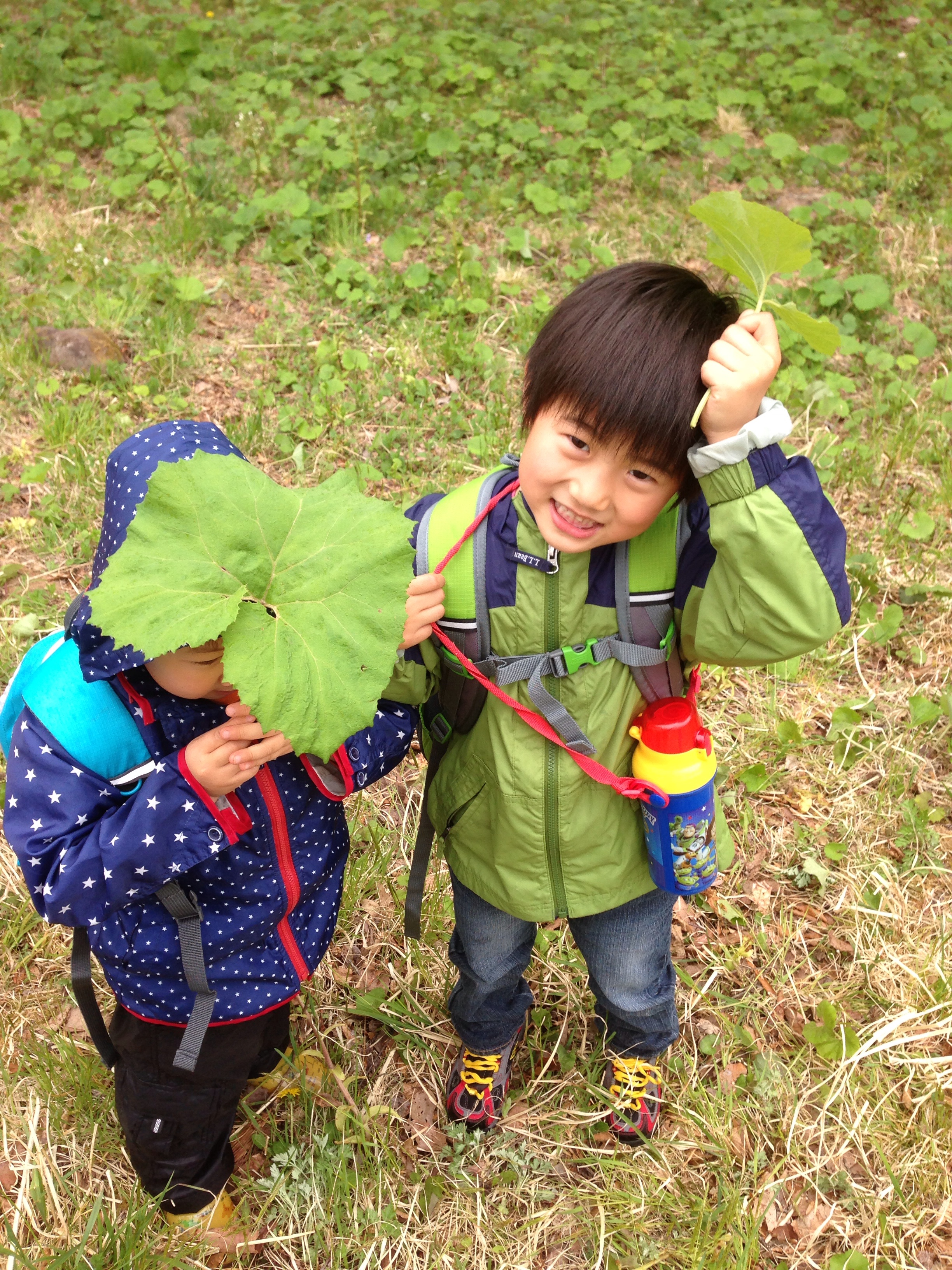 雨でも外大好き!