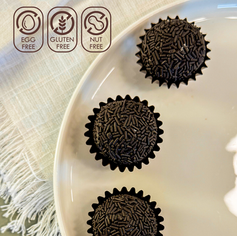 delicacs treats dark chocolate brigadeiro