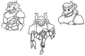 Kihrann Key Art Line Work