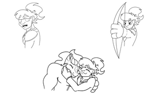 Crothe Key Art Line Work