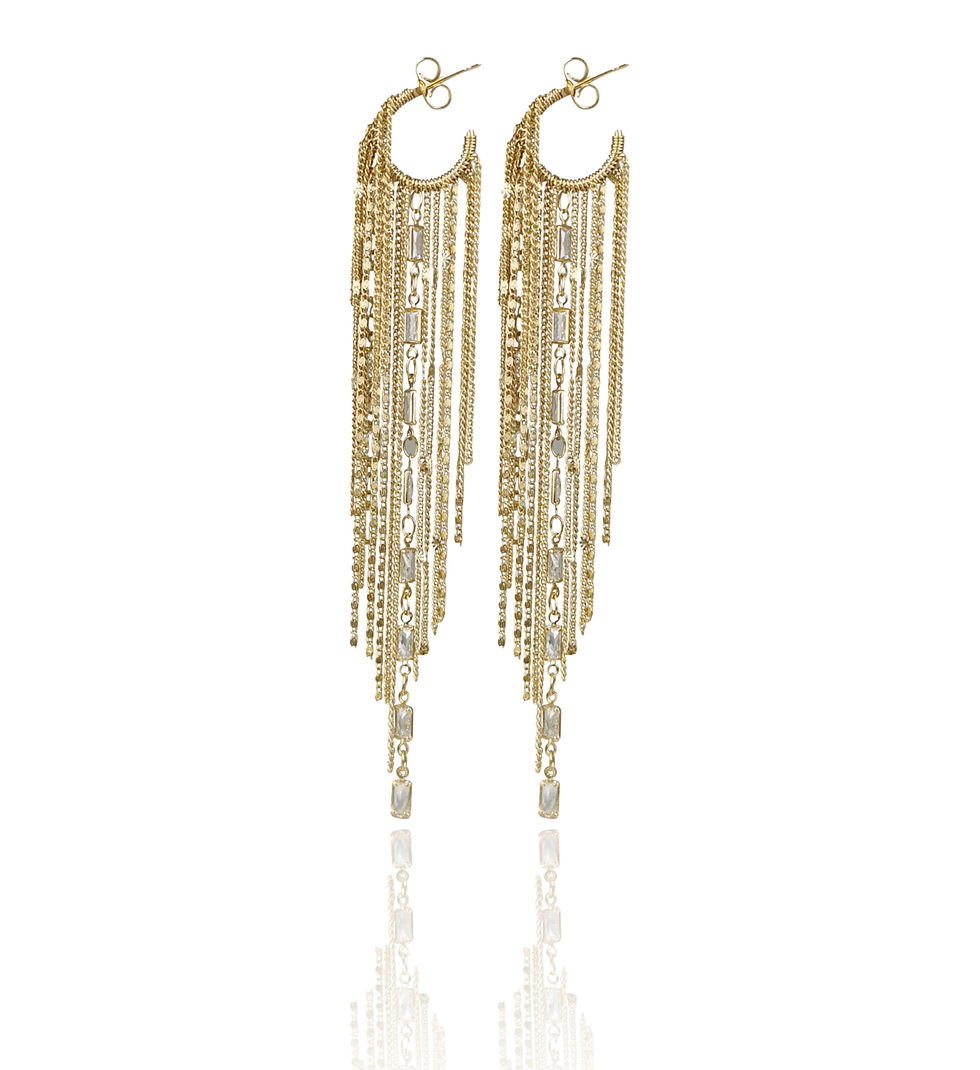 Boucles d'oreilles Micky gold