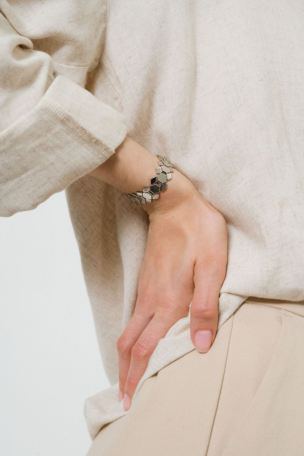 Miniature : Bracelet Ely palladium