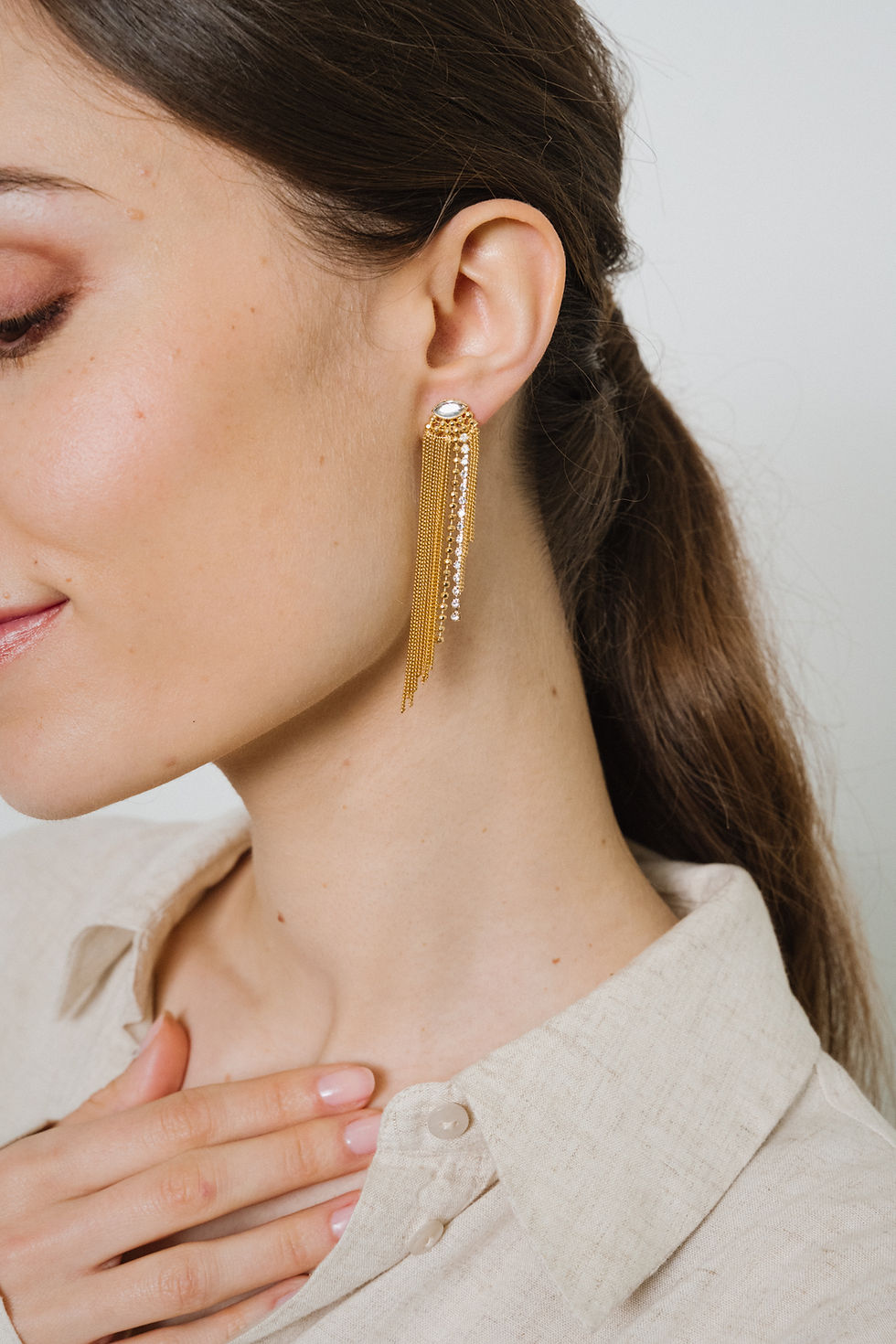 Miniature : Boucles d'oreilles Eye gold