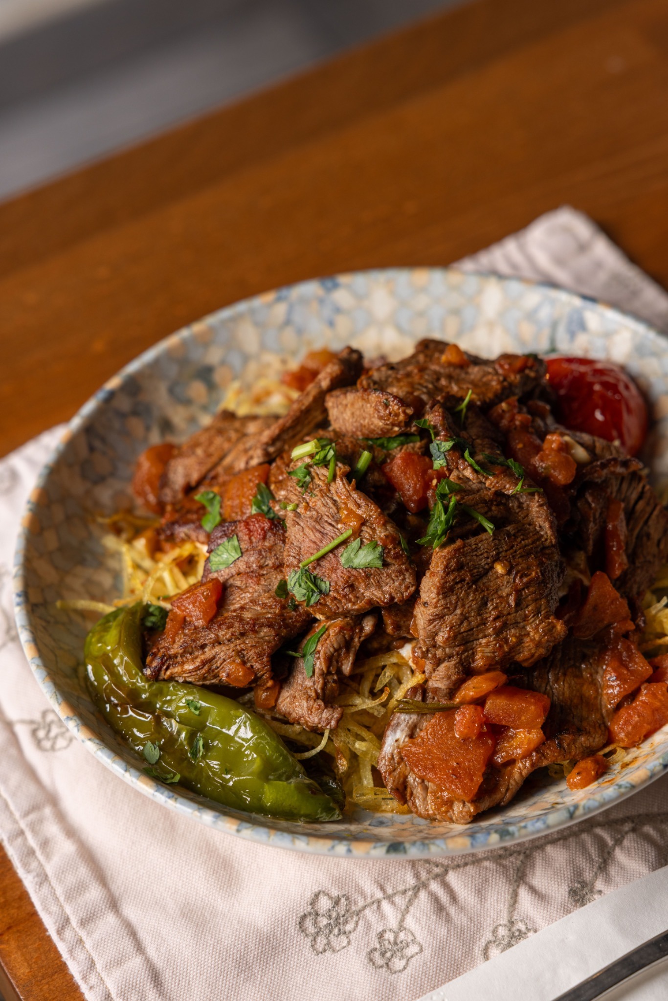 Dubb Kebab kebap tabağı