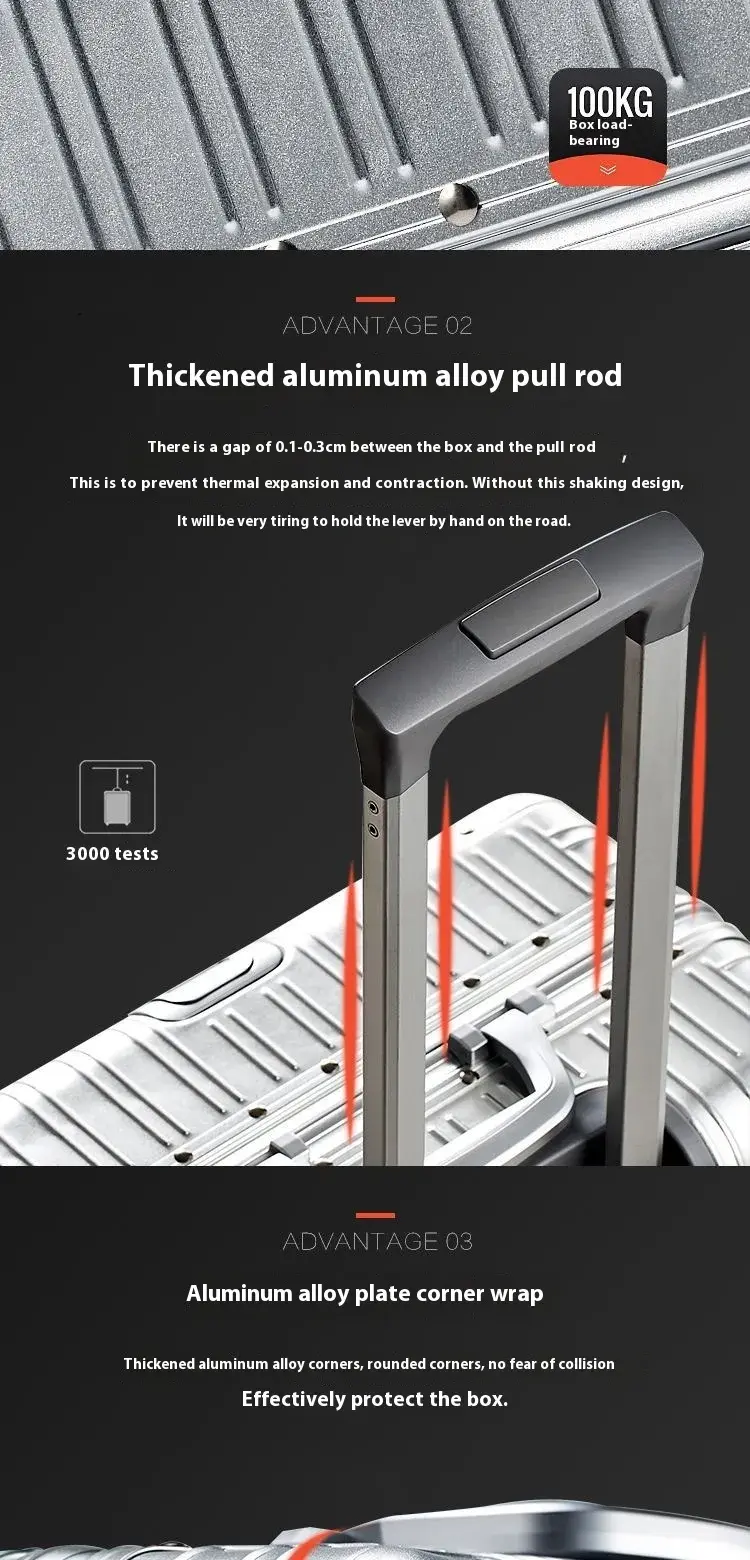 Thumbnail: Aluminum Luggage Trolley