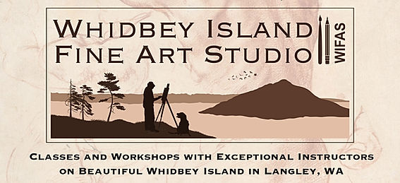 Whidbey Island fine art studio logo