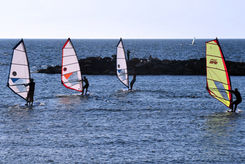 Tel Aviv Wind-surfing on beach - coastline of the Mediterranean sea-36546729_xl.jpg