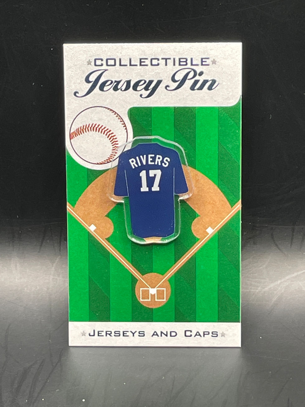 New York Yankees Mickey Rivers jersey lapel pin