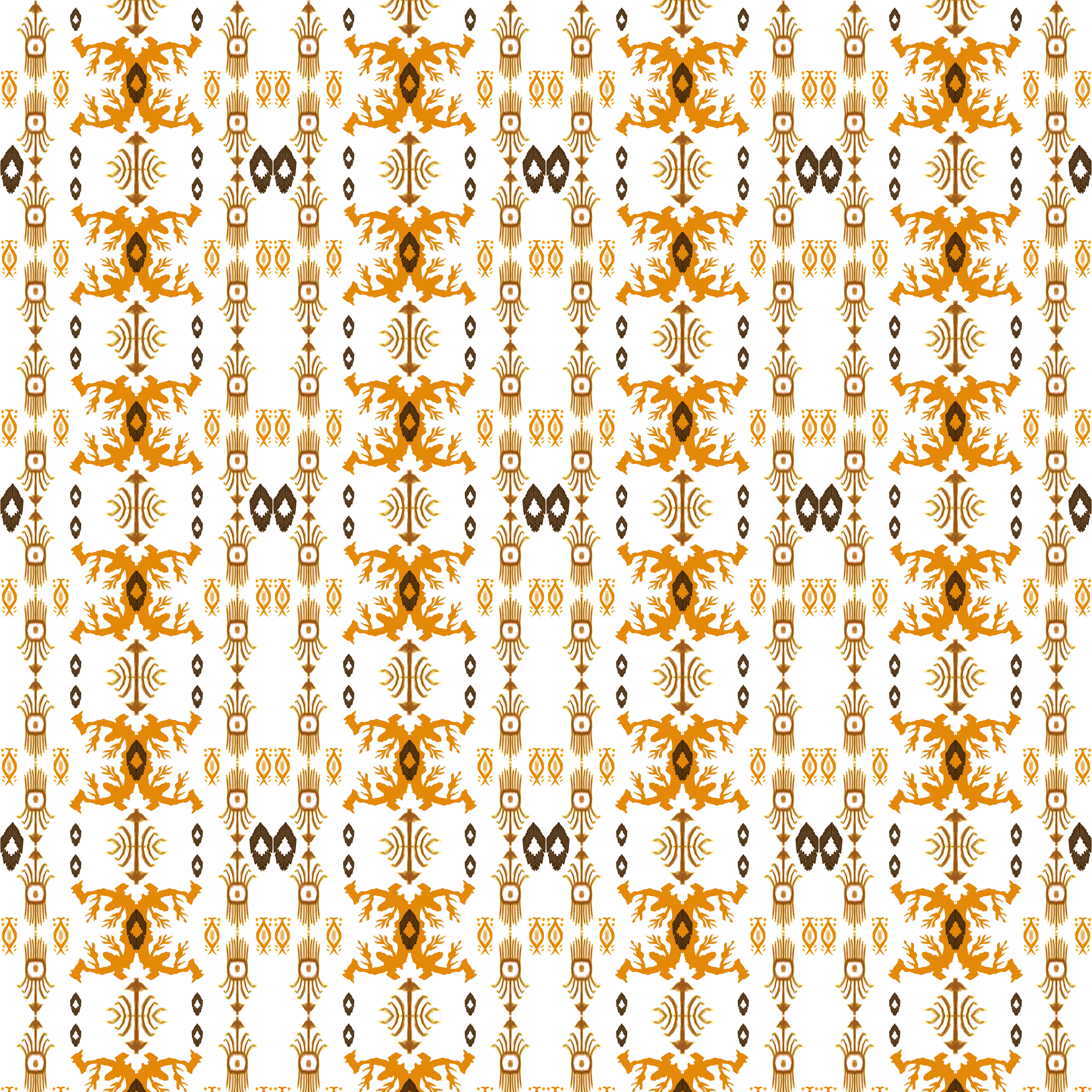 Papel tapiz Tribal naranja