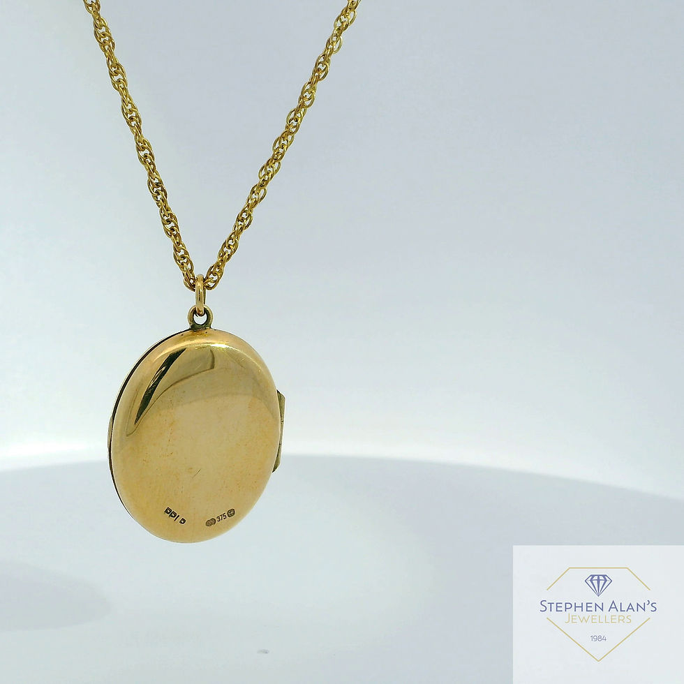 Thumbnail: 9ct locket on chain