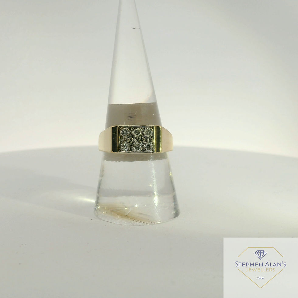 9ct diamond floodlight ring