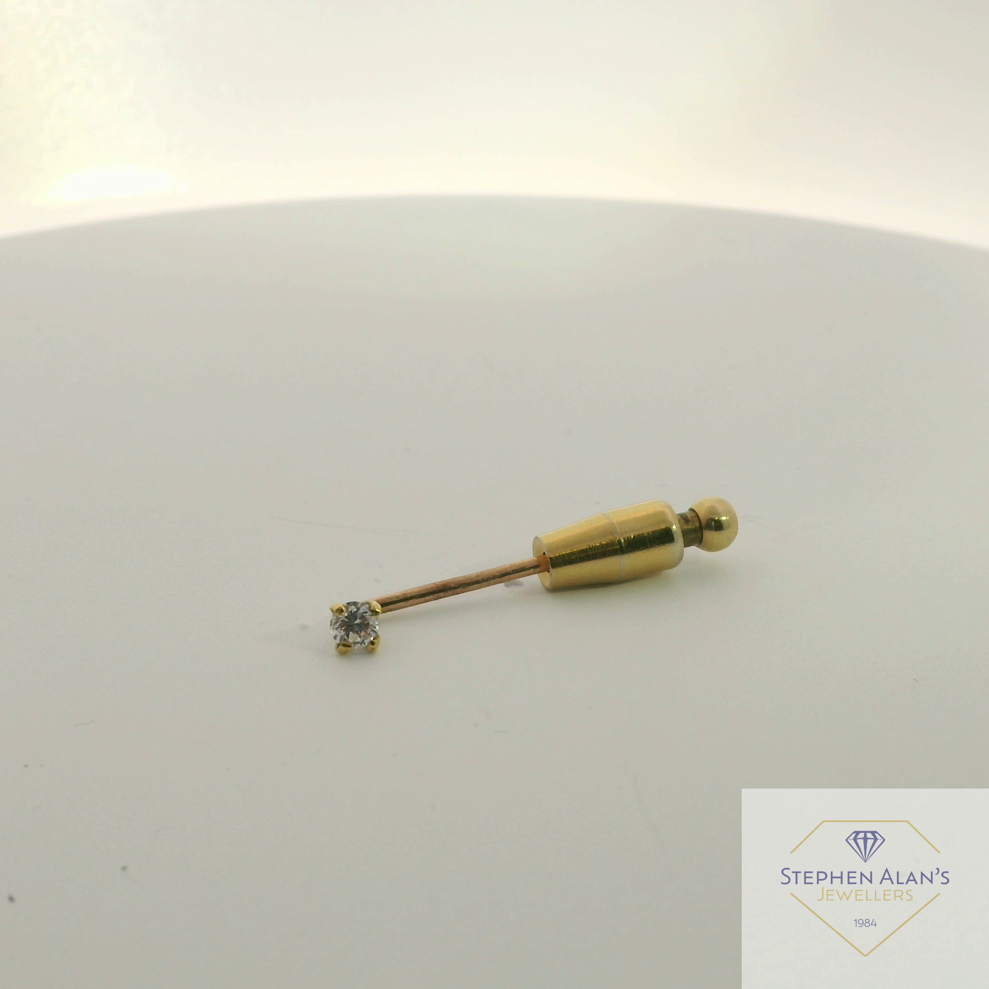 Diamond stick pin