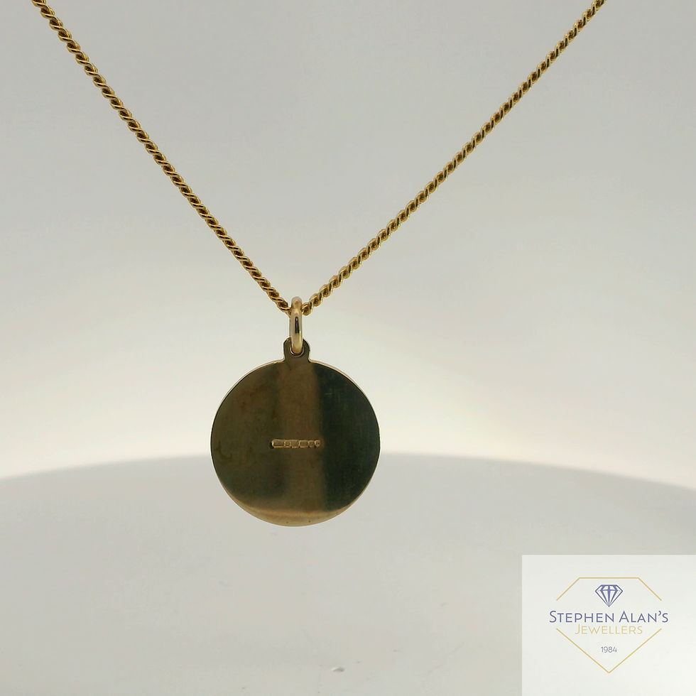 Thumbnail: 9ct St Christopher on chain