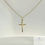 Thumbnail: 9ct crucifix on chain