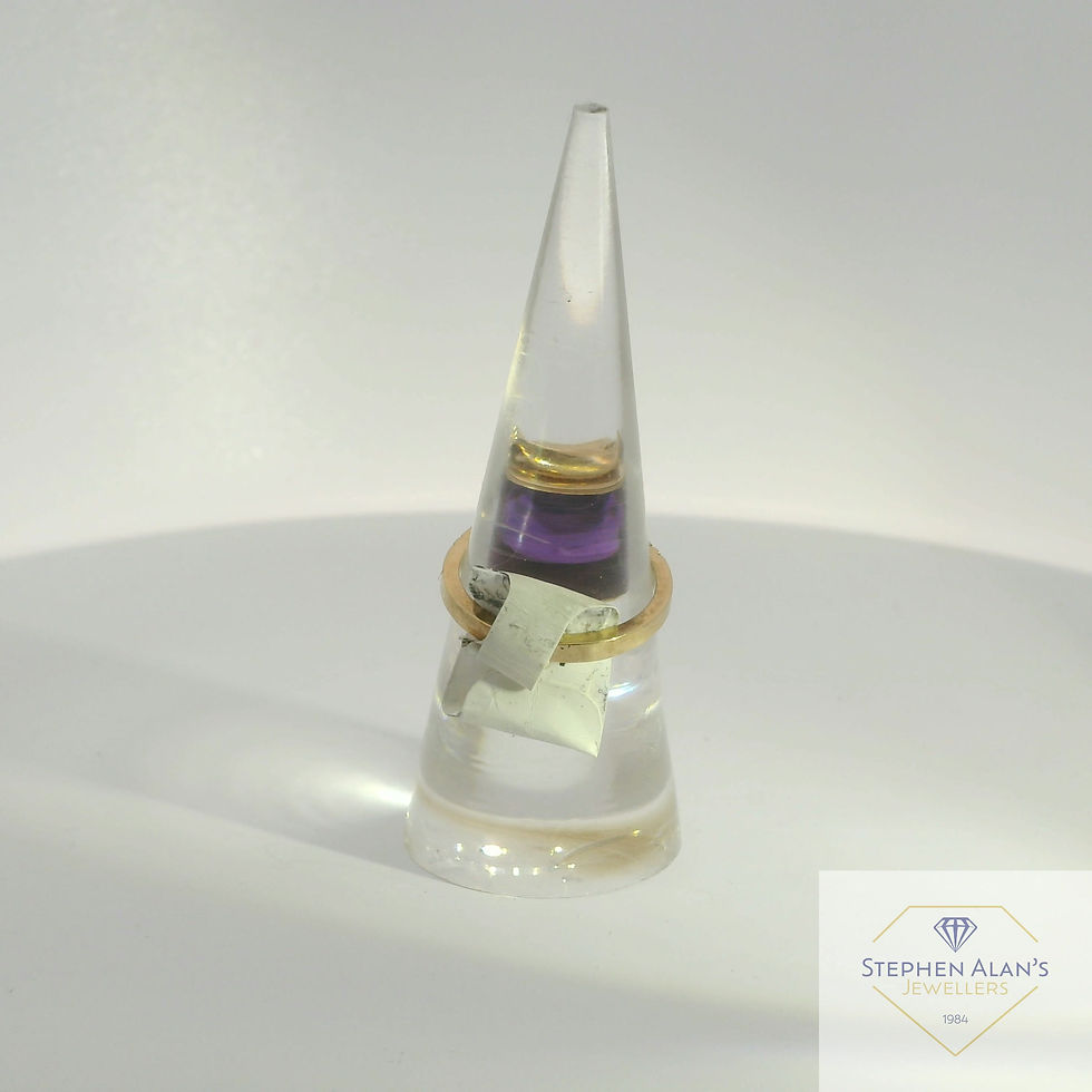 Thumbnail: 9ct amethyst ring