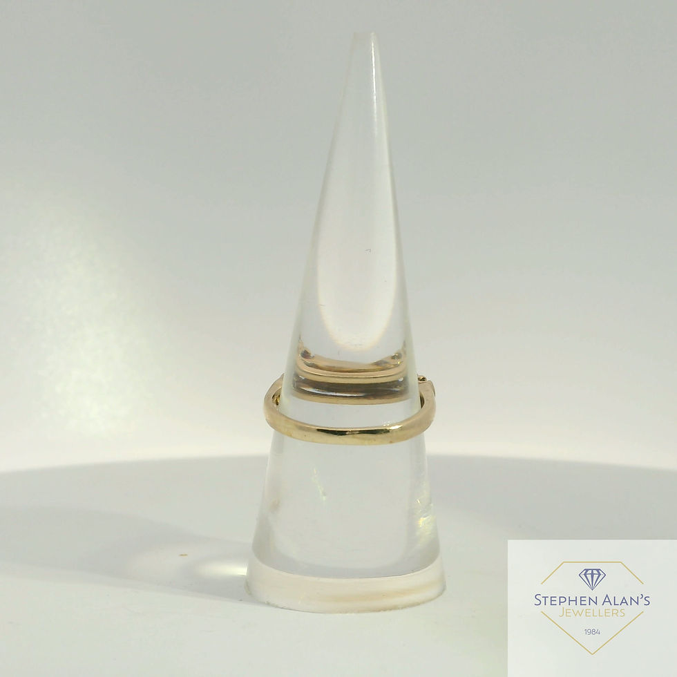 Thumbnail: 9ct ruby and diamond half eternity ring