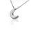 Thumbnail: Delicate 0.35ct Round Diamond Pendant in 18K White Gold
