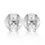 Thumbnail: Timeless 14K White Gold Pearl Stud Earrings