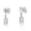Thumbnail: Elegant 1.86ct Diamonds Drop Earrings with Diamonds in 18k White Gold