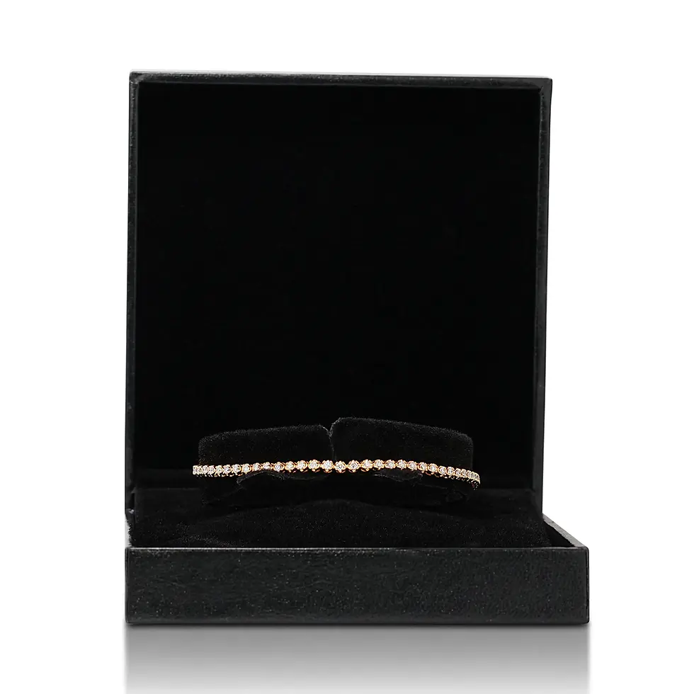 Thumbnail: Exquisite 18K Yellow Gold Bracelet with 1.03ct Natural Diamonds