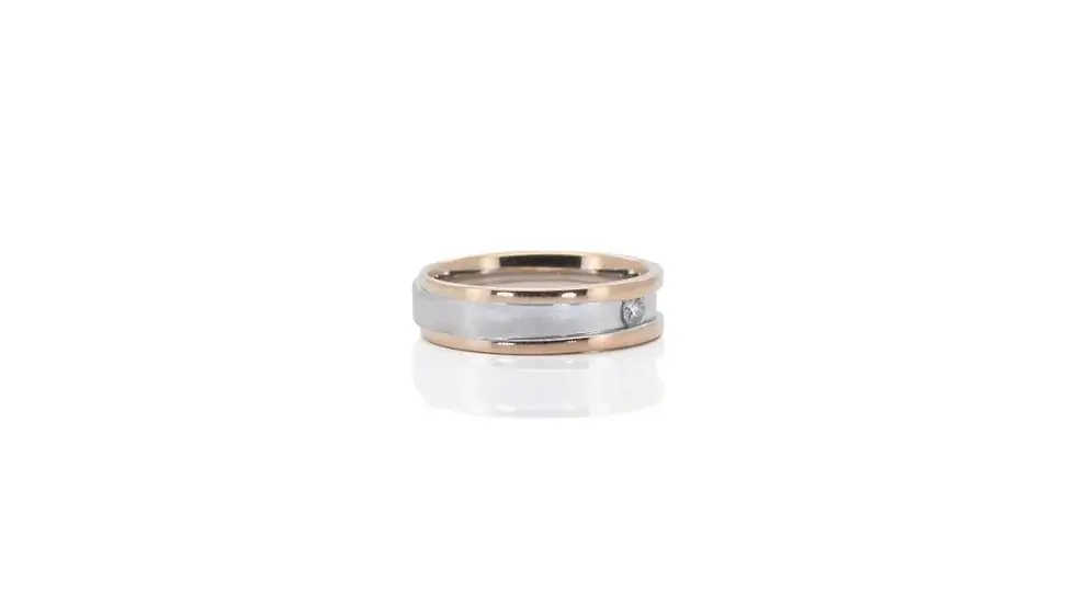 Thumbnail: Beautiful 0.05ct Round Brilliant Band Diamond Ring