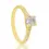 Thumbnail: Everlasting Elegance of Diamond Ring in 18K Yellow Gold
