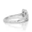 Thumbnail: 18K White Gold Halo Pave Ring with 1.15ct Natural Diamonds