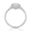 Thumbnail: Mesmerizing 1.04ct Teardrop Diamond Ring in gleaming 18K White Gold