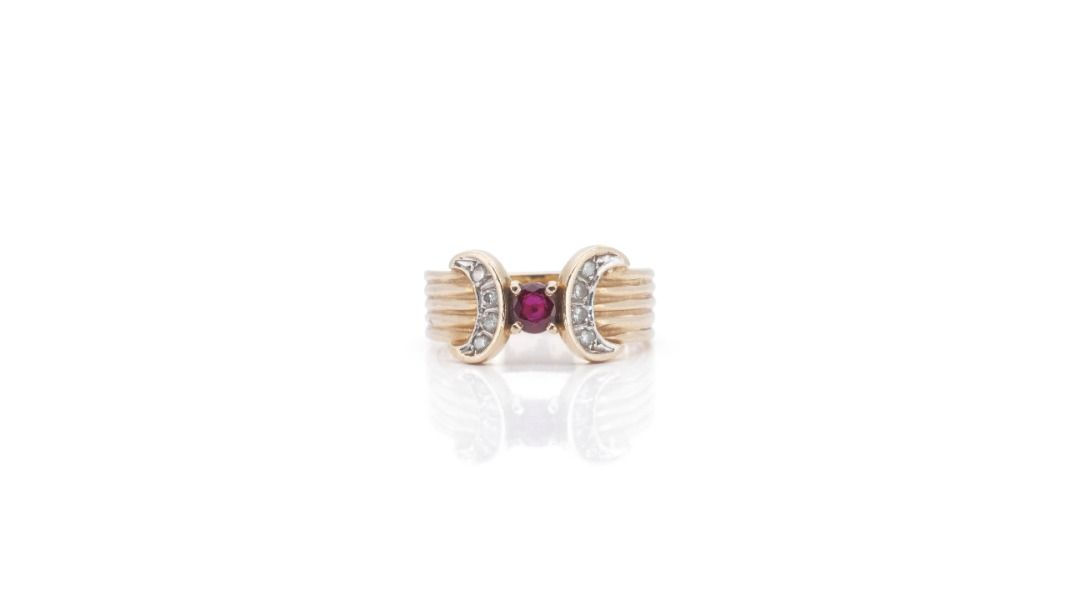 Stunning 0.2 ct. Ruby Ring