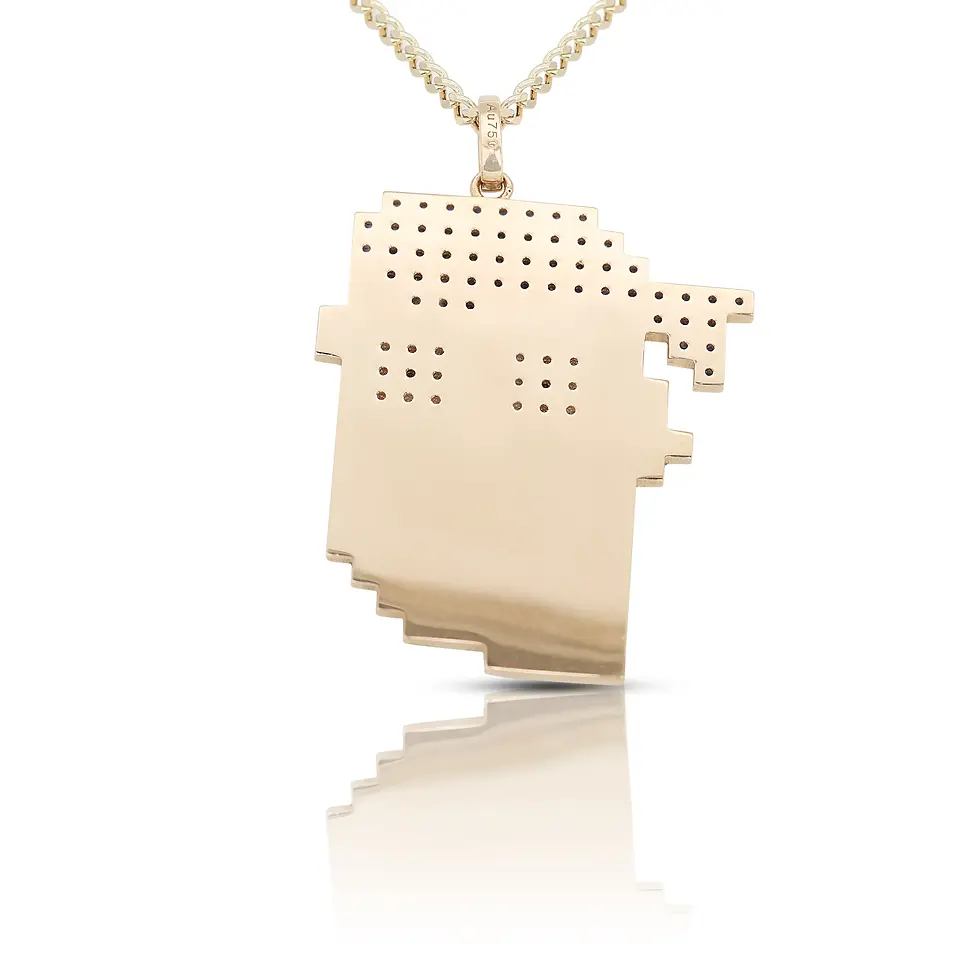 Thumbnail: 18K Yellow Gold Cartoon Necklace