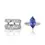 Thumbnail: Elegant Tanzanite Ring with Diamond Halo