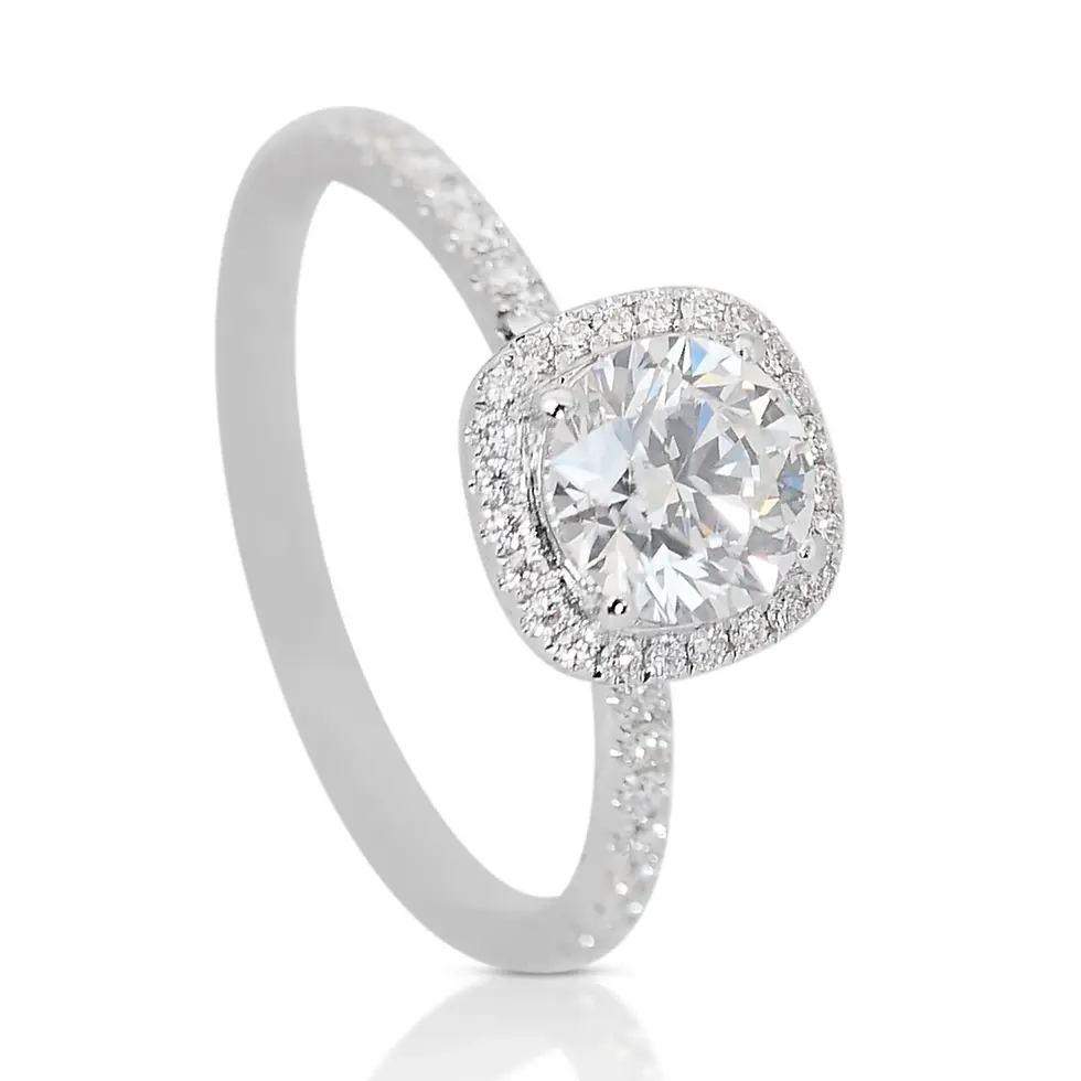 Thumbnail: Captivating 1.19ct Round Brilliant-cut Diamond
