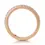 Thumbnail: Classy 0.12ct Half Eternity Diamond Ring set in 18K Rose Gold