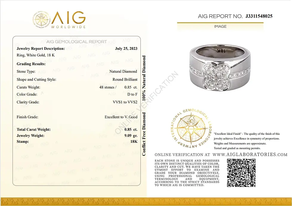 Thumbnail: Elegant .85ct. Round Brilliant Band Diamond Ring