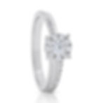 Thumbnail: Sparkling 0.62ct Pave Ring in 18K White Gold