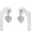 Thumbnail: Exquisite 1.54ct Round Brilliant Diamond Earrings in 18K White Gold