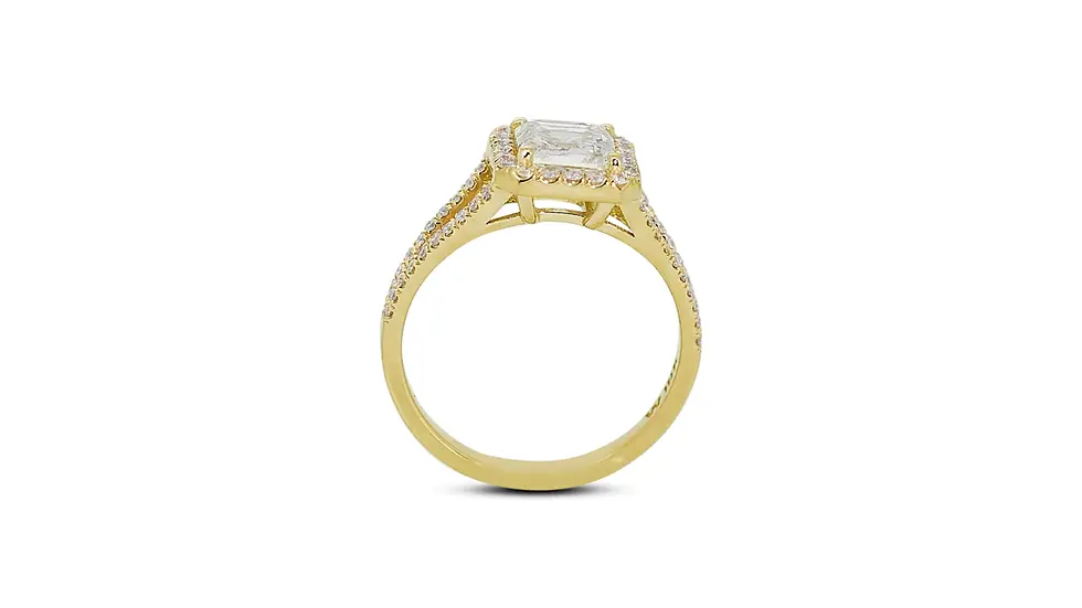 Thumbnail: 18 kt. Yellow Gold 1.50 ct Diamond Ring