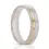 Thumbnail: Elegant Two-tone Gold Band Ring