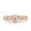 Thumbnail: Exquisite 0.30ct Solitaire Diamond Ring set in 18K Rose Gold