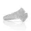 Thumbnail: Lovely 18K White Gold Diamond Ring with 0.26ct Natural Diamond