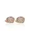 Thumbnail: Gorgeous .26ct. Round Brilliant Flower Diamond Earrings