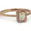 Thumbnail: Glorious 18k Rose Gold Halo Ring w/ 0.58ct Natural Diamonds