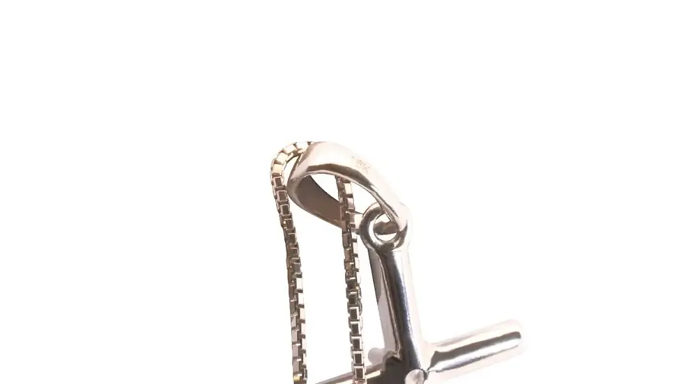 Thumbnail: Beautiful 0.09ct. Round Brilliant Cross Diamond Necklace