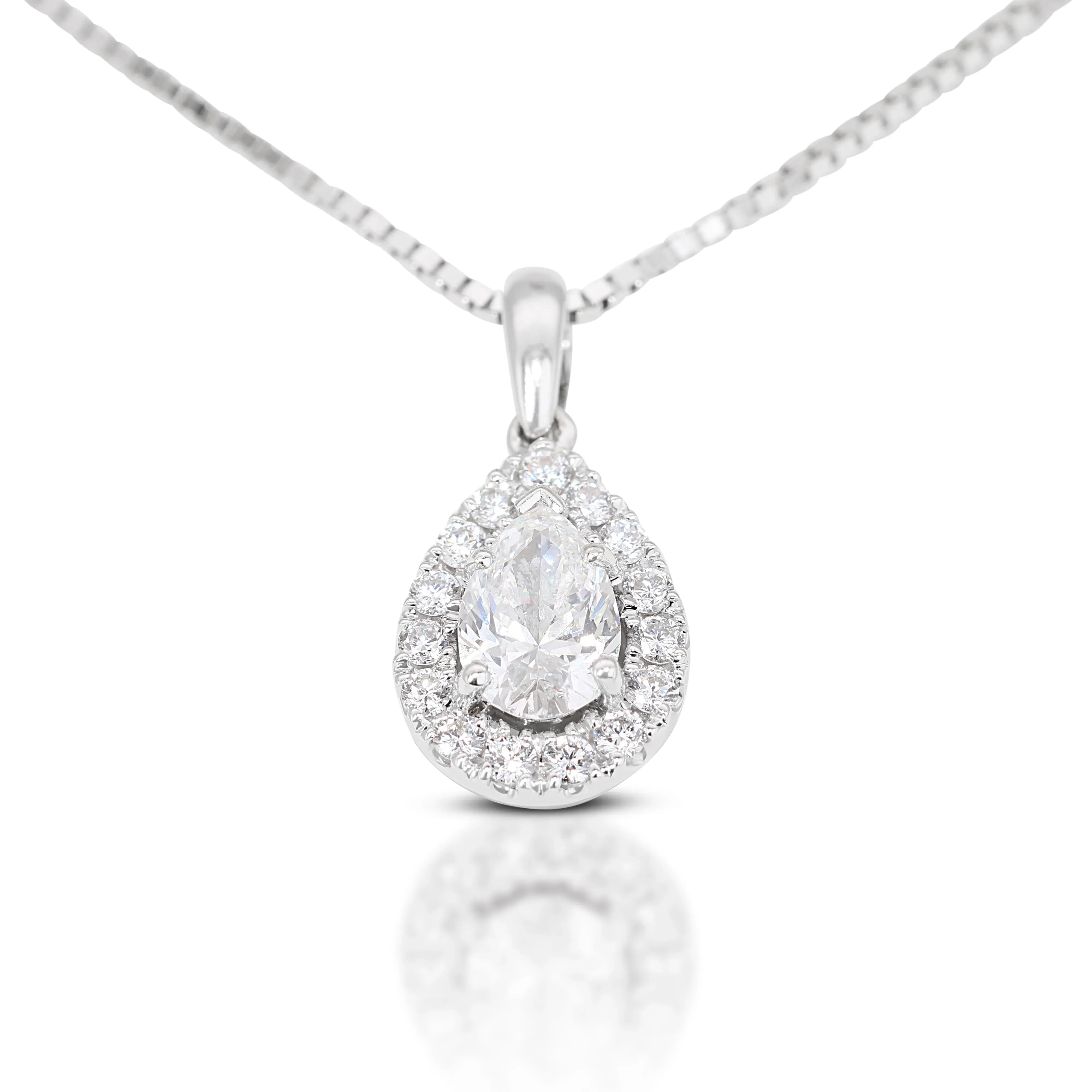 Luxurious 0.45ct D-Color Diamond Necklace