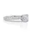 Thumbnail: Dazzling 1.00ct Round Brilliant Diamond Ring with 0.25ct Side Diamonds