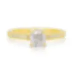 Thumbnail: Everlasting Elegance of Diamond Ring in 18K Yellow Gold