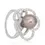 Thumbnail: 18K White Gold Beauty with 0.60ct Diamonds and Pearl Ring
