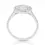 Thumbnail: Exquisite 1.05 Carat Round Brilliant Diamond Ring in 18K White Gold