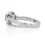 Thumbnail: Captivating 0.52ct Pave Diamond Ring set in 18K White Gold