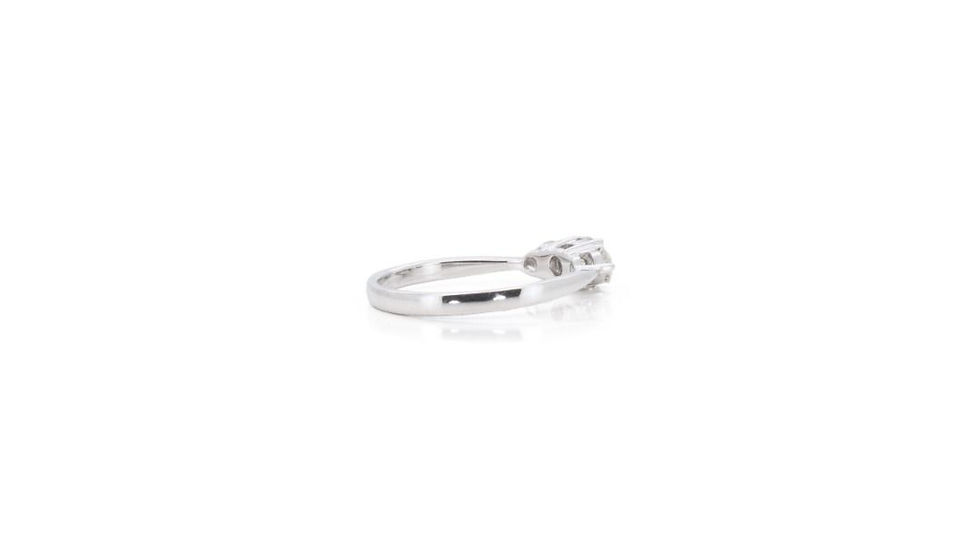 Sparkling .16ct. Round Brilliant Three Sone Diamond Ring